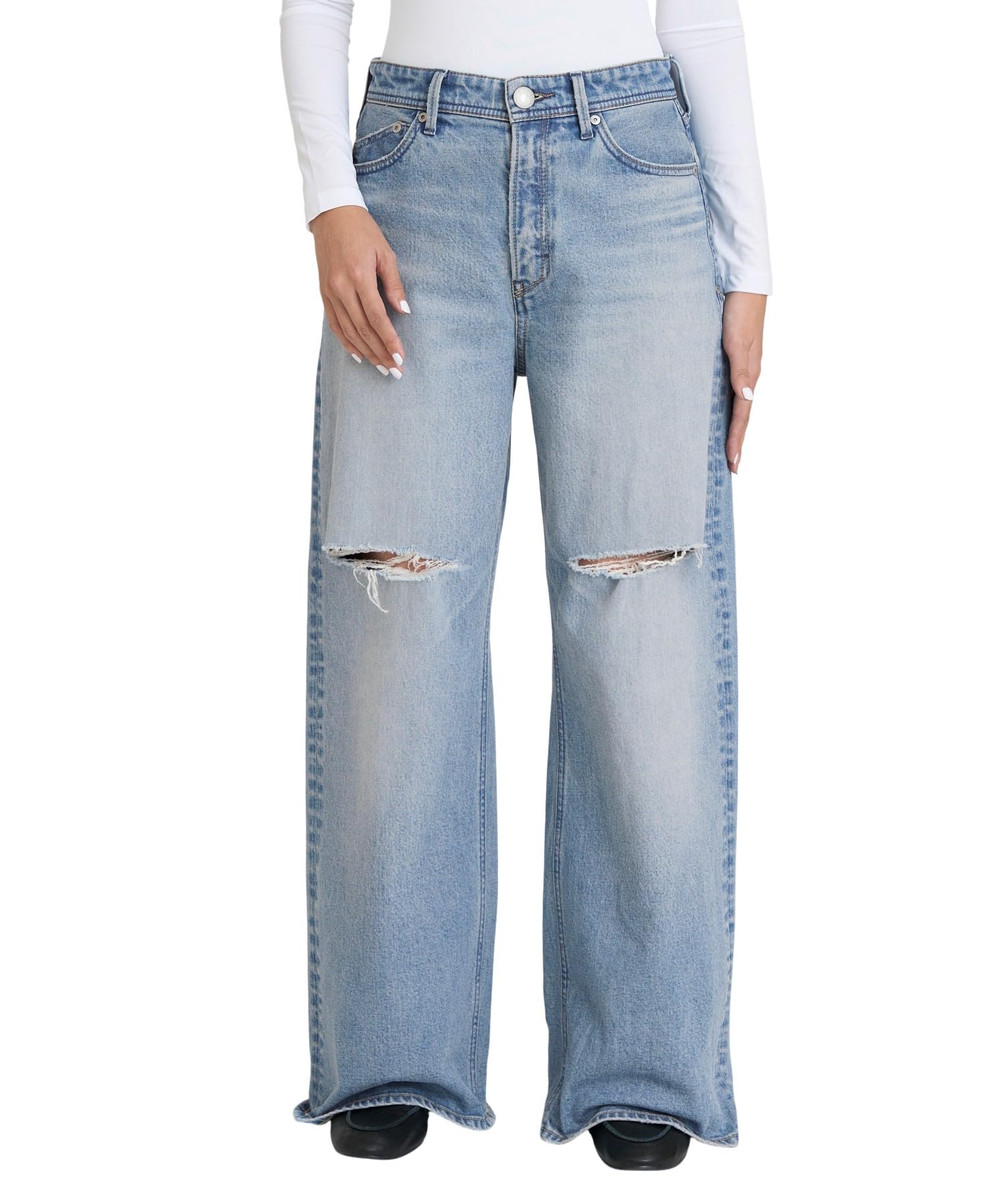 Amazon | YANUK[ヤヌーク] MARY （Baggy Straight） レディース